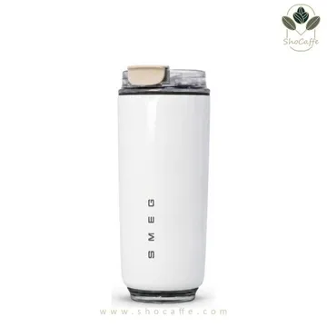 تراول ماگ اسمگ سفید مدل Smeg-548 گنجایش 480 میلی لیتر-سایز بزرگ